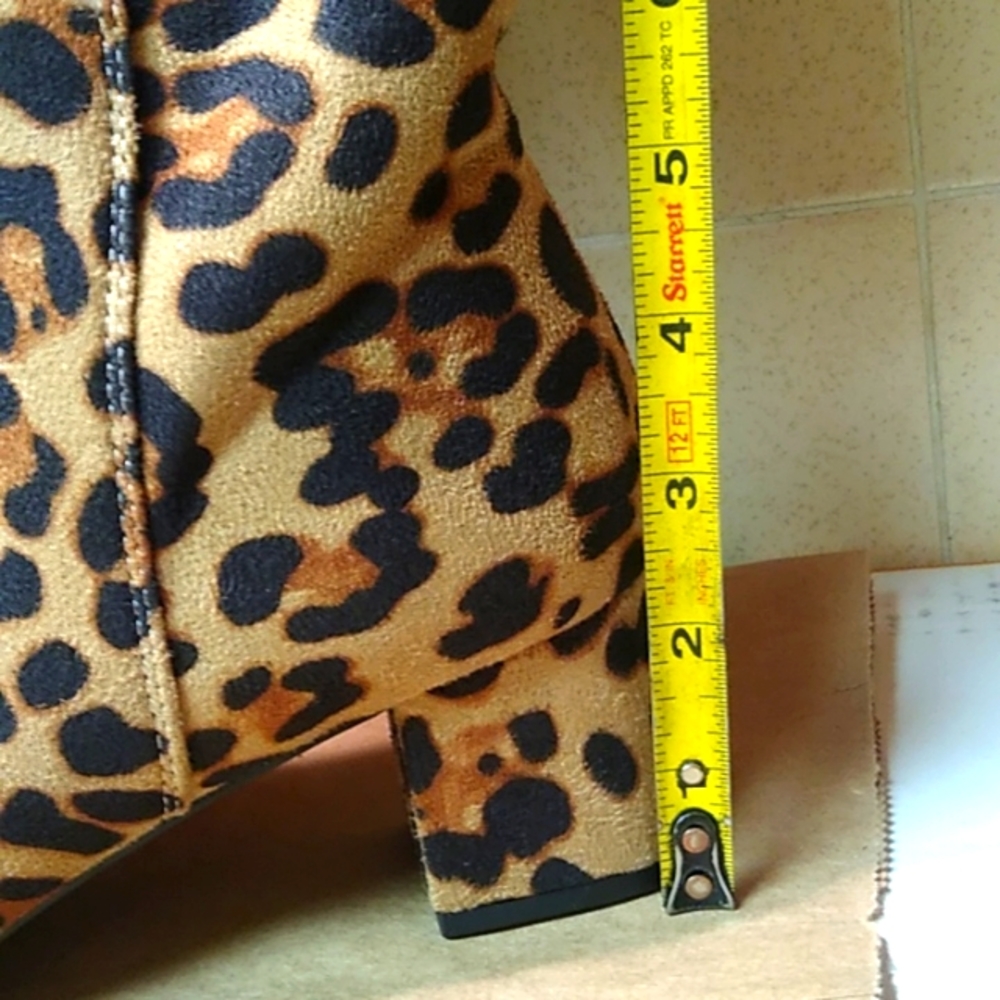 Glaze Boots Size 10 animal leopard print NWNT - Picture 6 of 8